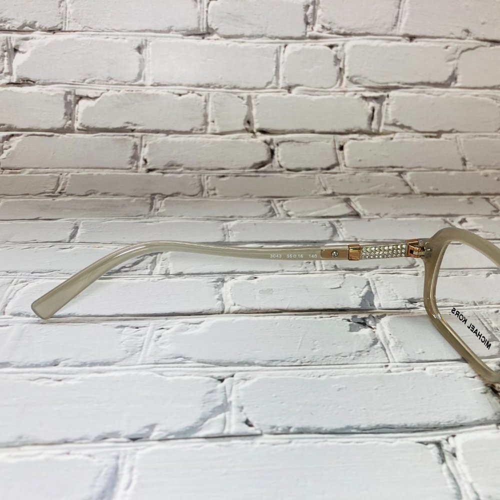 Michael Kors Women Rectangle Gray Eyeglasses Glasses Frames NWOT - Picture 8 of 12